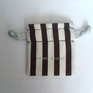 Henri Bendel SMALL JEWELRY BAG 3 X 3 Inches EUC